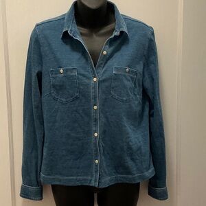 J.McLaughlin knit denim shirt